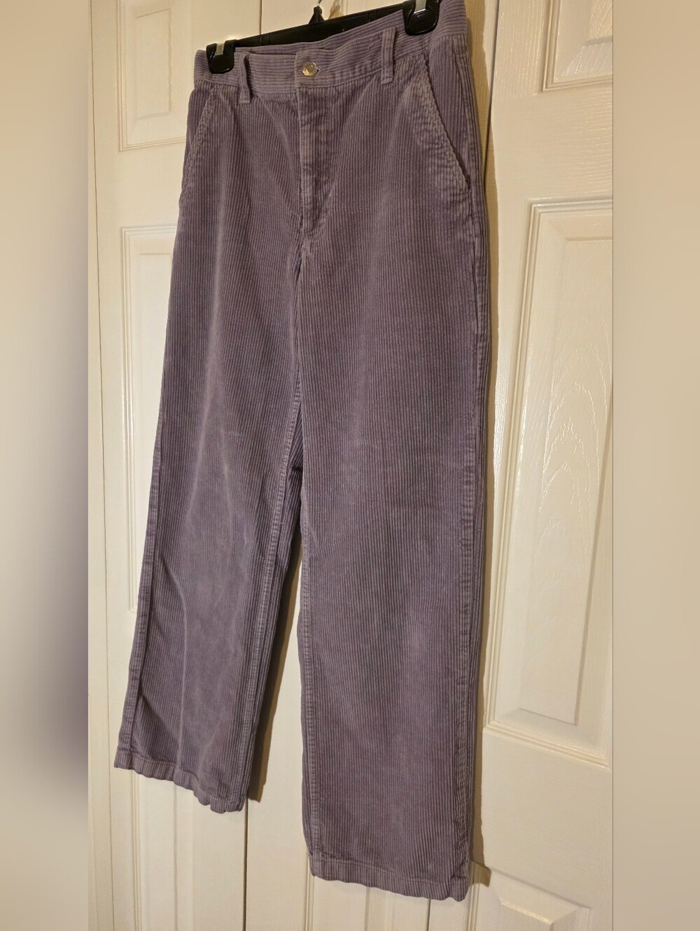 Aritzia Tna Ripcord Corduroy Pant Size 2 In Purple Ash (lavender) - Picture 7 of 14